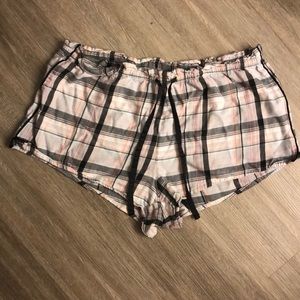 Victoria Secret plaid pajama shorts